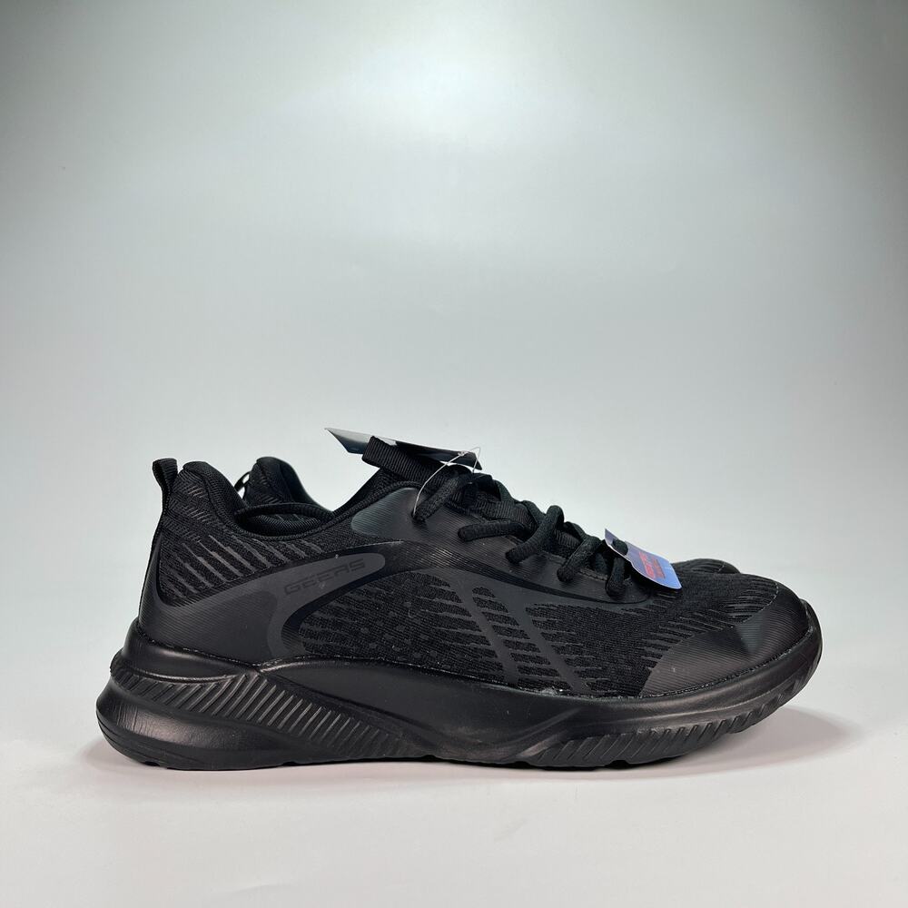GEERS Comfort Foam Black Athletic Running Sneakers Shoes 31128 Men's Size 10